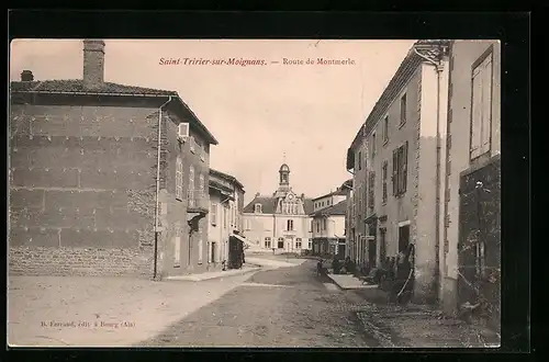 AK Saint-Trivier-Sur-Moignans, Route de Montmerle