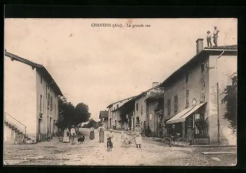 AK Chaneins, La grande rue