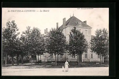 AK Saint-Trivier-de-Courtes, La Mairie