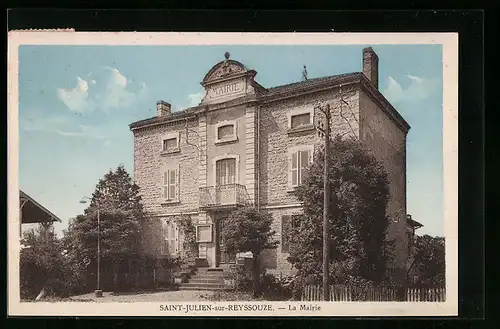 AK Saint-Julien-sur-Reyssouze, La Mairie