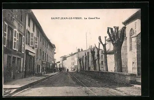 AK Saint-Jean-Le-Vieux, La Grand`Rue
