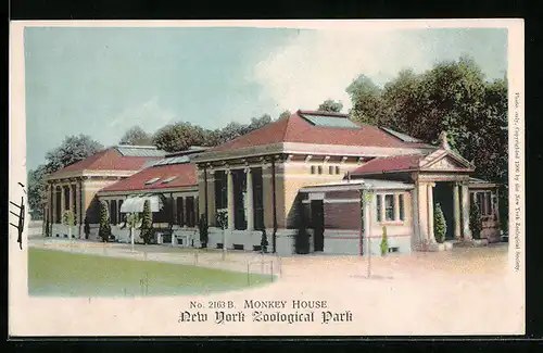 AK New York, Zoological Park, Monkey House