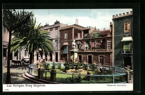 AK Las Palmas /Gran Canaria, Plaza de Cairasco