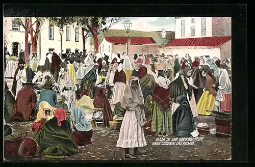 AK Telde /Gran Canaria, Plaza de San Gregorio