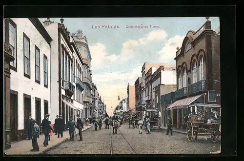 AK Las Palmas, Calle mayor de Triana