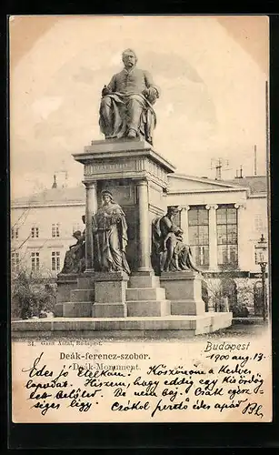 AK Budapest, Deák-ferencz-szobor