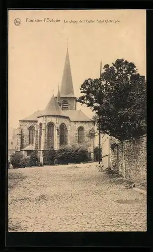 AK Fontaine-l`Evêque, Le choeur de l`Eglise Saint Christophe