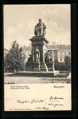 AK Budapest, Deák Ferencz szobor