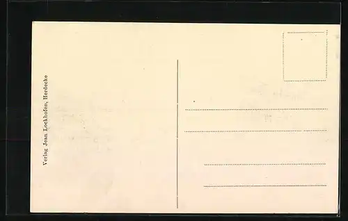 AK Herdecke, Alte Häuser am Bach