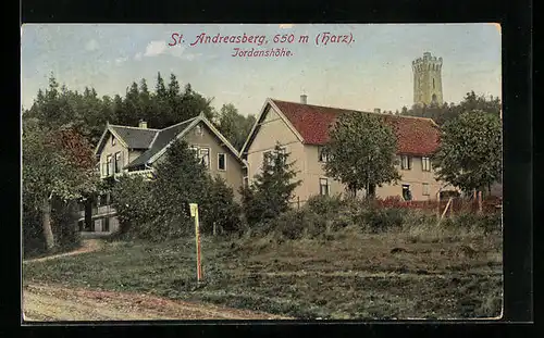 AK St. Andreasberg /Harz, Blick auf Gasthaus Jordanshöhe