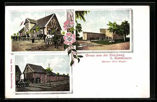 AK Edemissen, Gasthaus Erholung, Besitzer: Wilh. Meyer