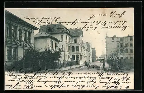 AK Neumünster, Partie in der Mühlenhofstrasse