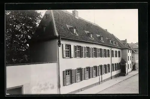 Foto-AK Speyer, Strassenpartie im Jahr 1933