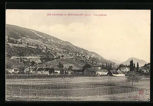 AK Les Granges-de-Montagnieu, Vue Generale
