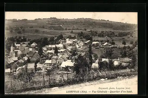 AK Lompnas, Vue Generale - Quartier d`en haut