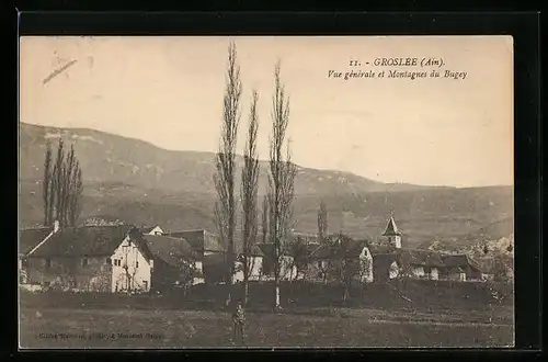 AK Groslée, Vue generale et Montagnes du Bugey