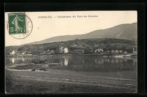 AK Groslée, Panorama du Port de Groslée