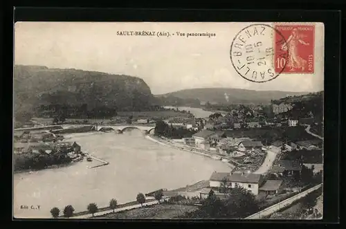 AK Sault-Brénaz, Vue panoramique