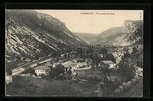 AK Rossillon, Vue generale (Est)