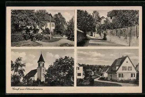 AK Ottenhausen, Ortspartien und Kirche