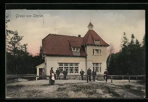 AK Oybin, Gasthaus Töpfer