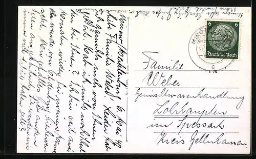 AK Mirow /Meckl, Boote und Gebäude am Stadtpark