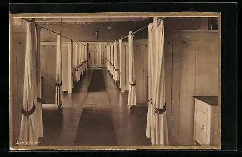 AK Köln /Rh., Kloster der Ursulinen, Lyzeum, Schlafsaal