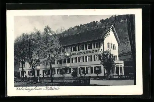 AK Bad Rippoldsau, Kurhotel Klösterle, Strassenansicht