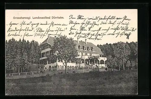 AK Dürrheim, Grossherzogl. Landessolbad