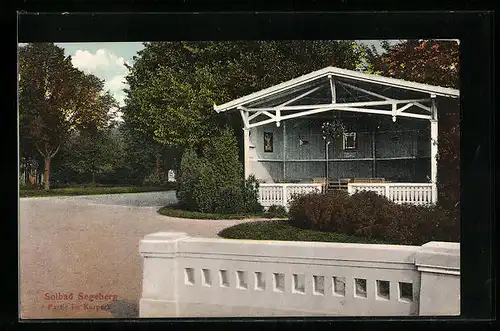 AK Solbad Segeberg, Bühnengebäude im Kurpark
