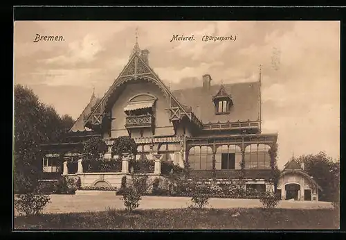 AK Bremen, Meierei, Bürgerpark