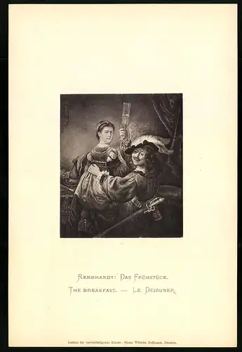 Fotoalbum mit 25 Lichtdrucken der Dresdner Galerie: Gemälde von Da Vinci, Kaufmann, Dolci, Holbein, Raphael, Defregger