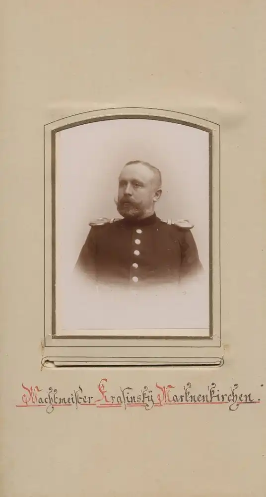 Fotoalbum mit 39 Fotografien Polizei Mylau i. V., 25 jähr. Dienstjubiläum, Wachtmeister, Uniform, Orden, EK, Pickelhaube 8