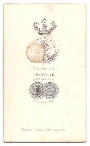 Fotografie P. Courleux, Abbeville, Ansicht Amiens, weinender Engel in der Kathedrale von Amiens