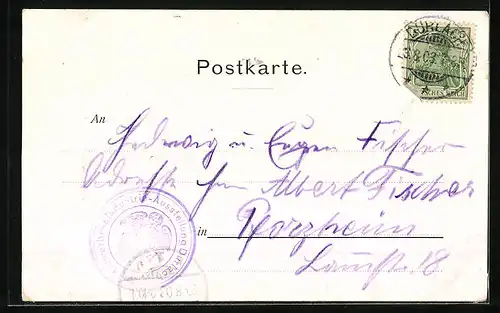 AK Durlach, Burghof, Thurmberg