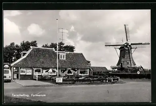 AK Terschelling-Formerum, Cafeteria mit Windmühle