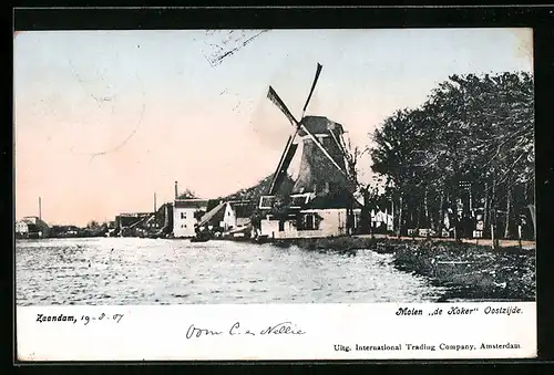 AK Zaandam, Molen de Koker Oostzijde, Windmühle