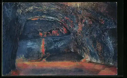 AK Saalfeld, Die Feengrotten, Rechte Quellgrotte