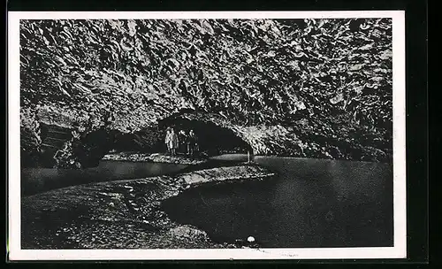 AK Barbarossahöhle im Kyffhäuser, Neptunsgrotte