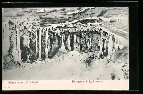 AK Rübeland, Innenansicht der Hermannshöhle