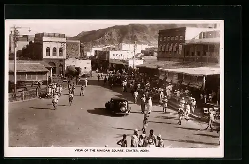 AK Aden-Crater, View of the Maidan Square