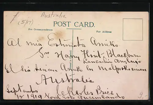 AK Townsville, General Post Office