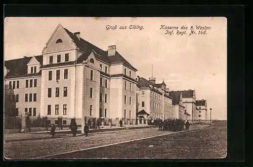 AK Elbing, Kaserne des 5. Westpr. Inf. Regt. Nr. 148