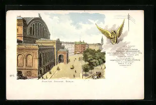 Lithographie Berlin-Kreuzberg, Anhalter Bahnhof