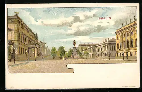Lithographie Berlin, Unter den Linden