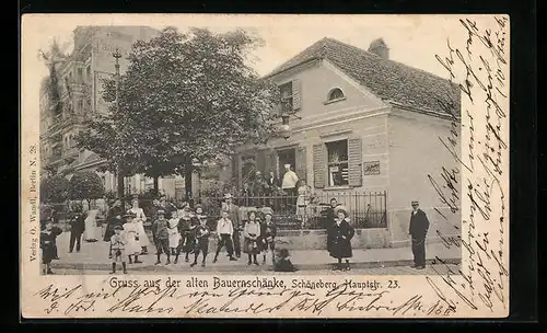 AK Schöneberg, Gasthaus Alte Bauernschänke in der Hauptstrasse 23