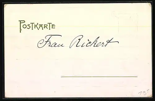 AK Berlin-Charlottenburg, Pension Tscheuschner in der Kurfürstenstr. 112, Aussicht von der Pension
