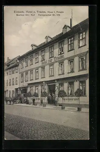 AK Einbeck, Hotel z. Traube mit Restaurant