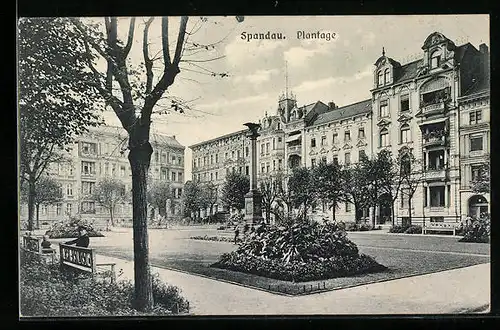 AK Berlin-Spandau, Plantage