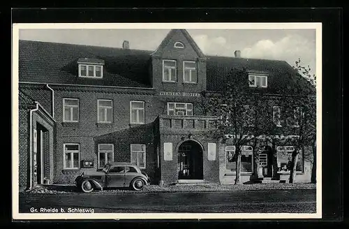 AK Gr. Rheide b. Schleswig, Westend-Hotel von Johs. Völschow
